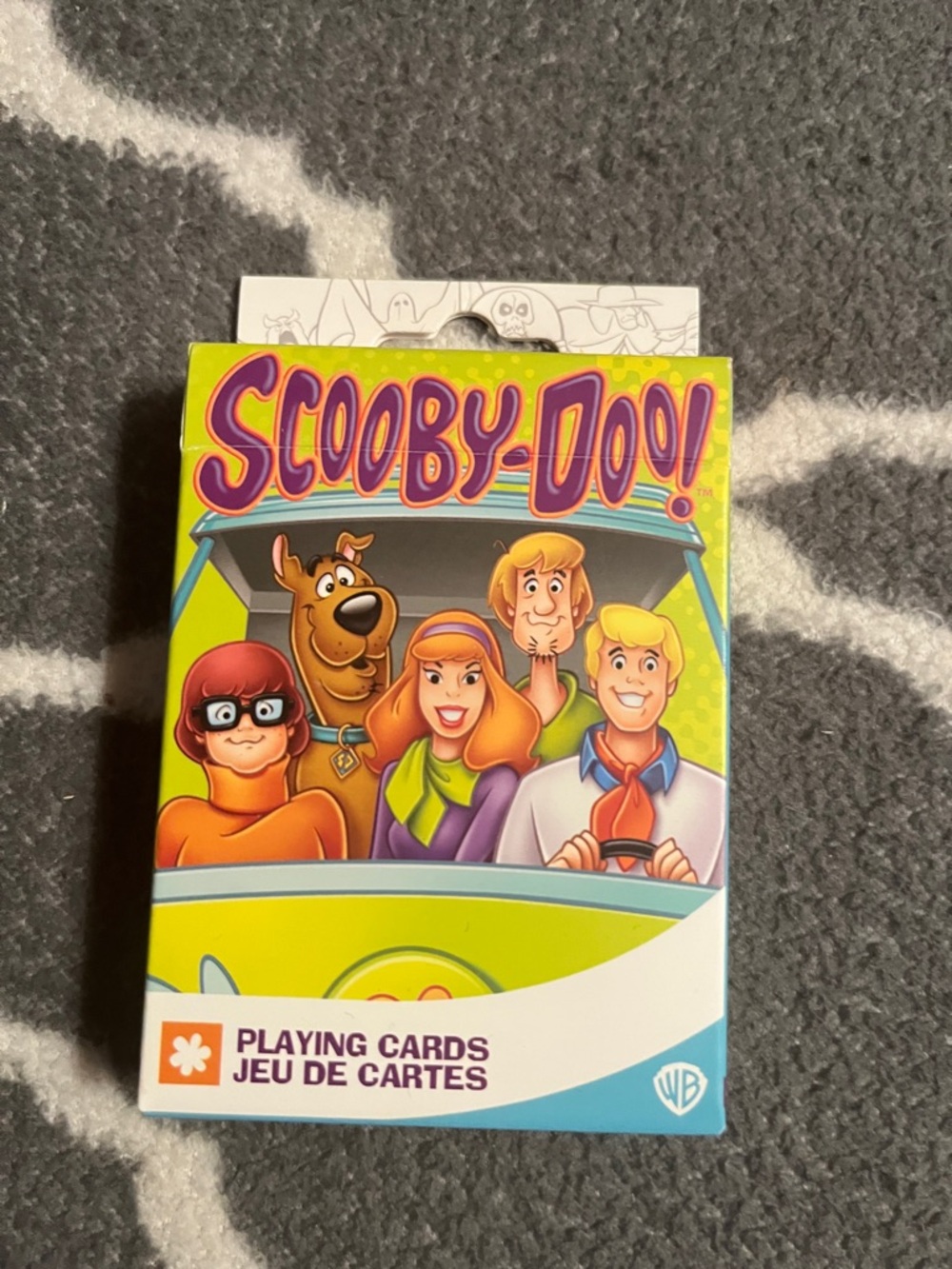 Scooby-Doo! Playing Cards - Bright Yellow & Teal Box